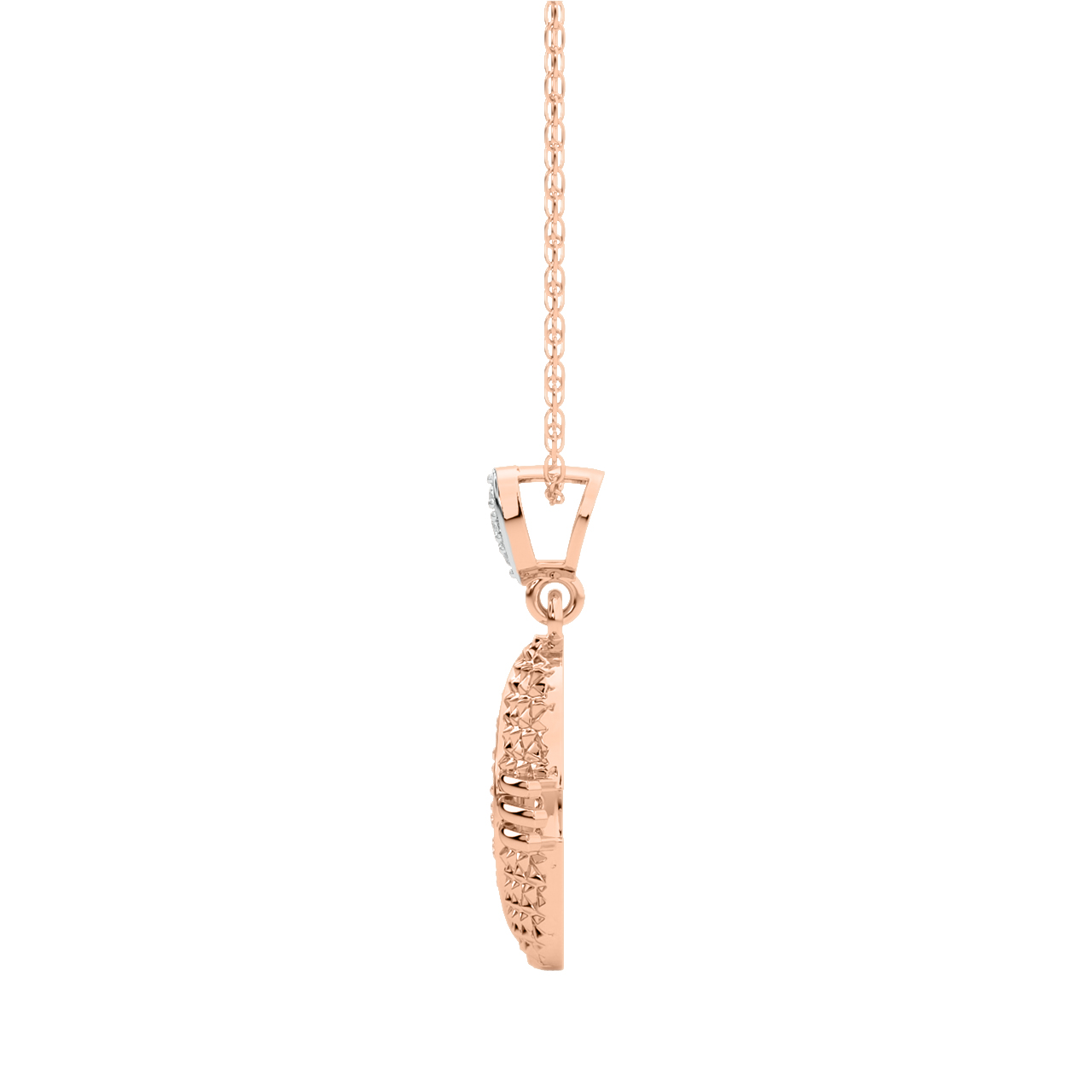 Dorian Round Diamond Pendant